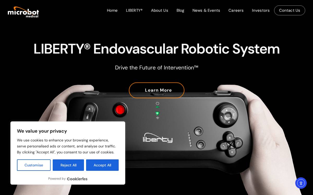 Microbot Medical Inc. website preview