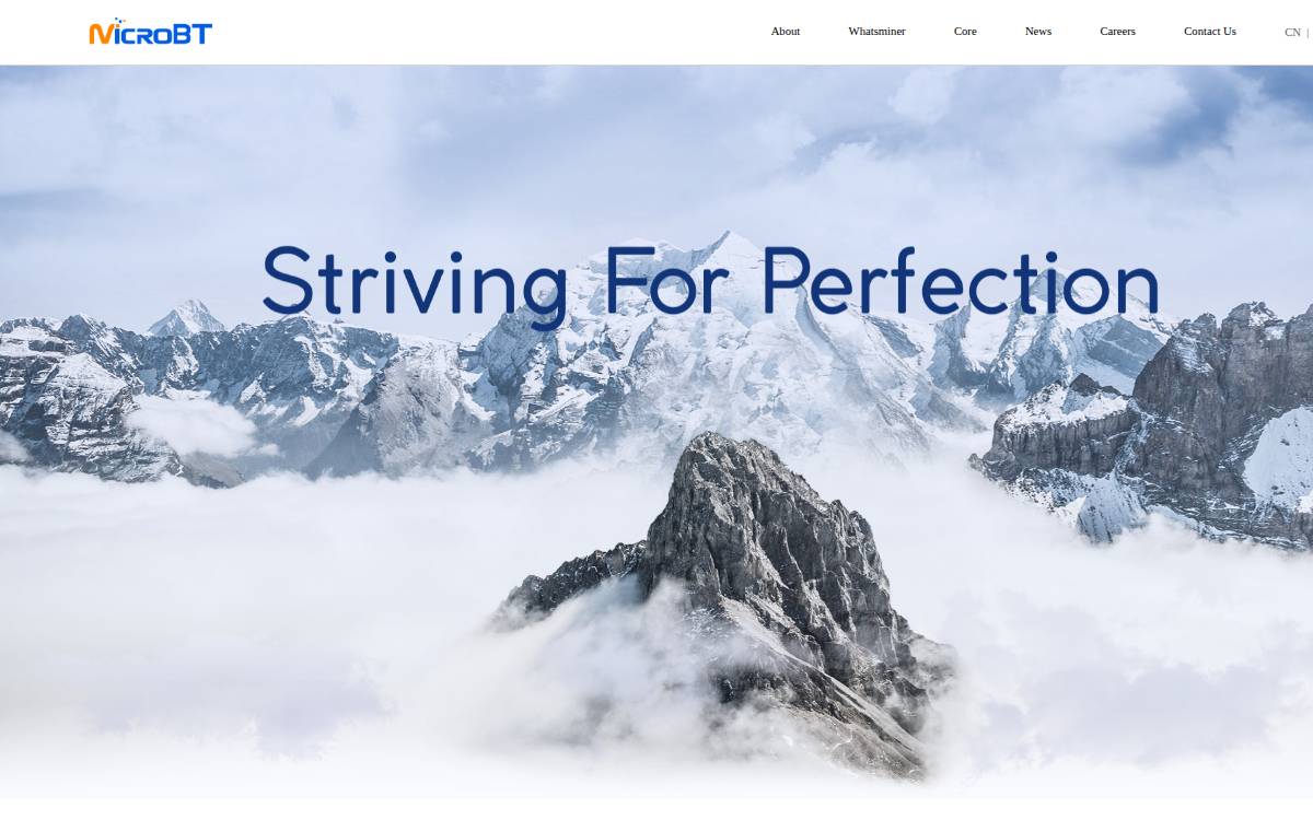 Microbt website preview