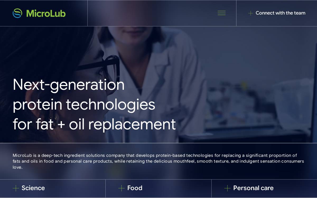 Microlub website preview