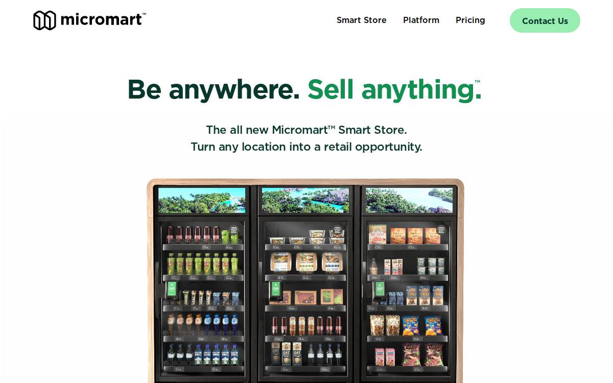 Micromart website preview