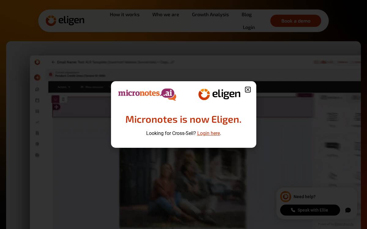 Micronotes website preview