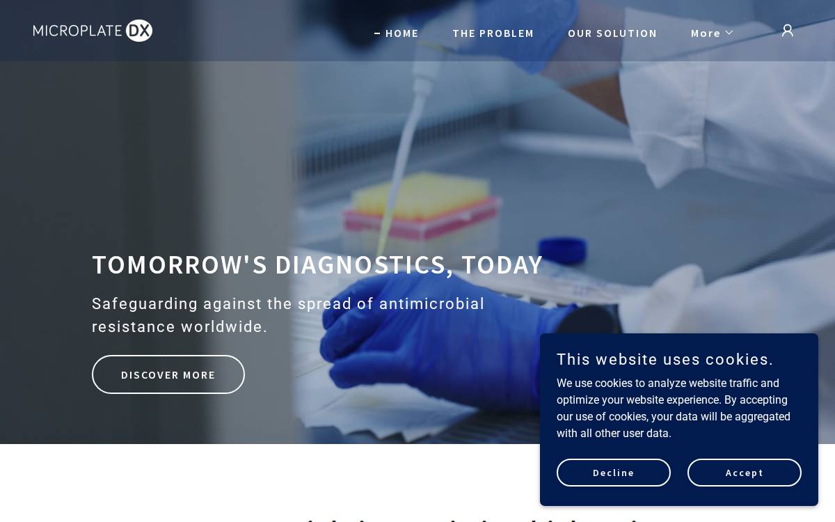 Microplate Dx website preview
