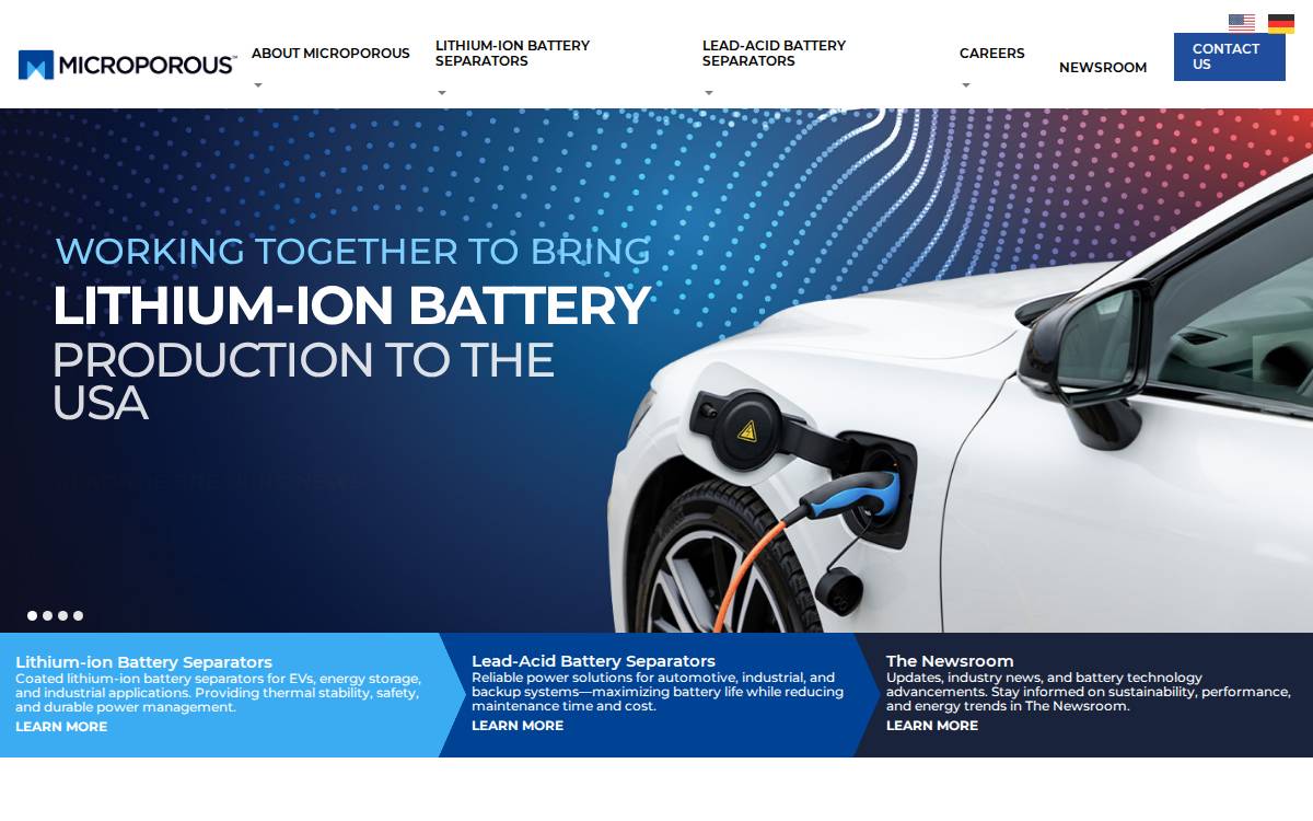 Microporous website preview