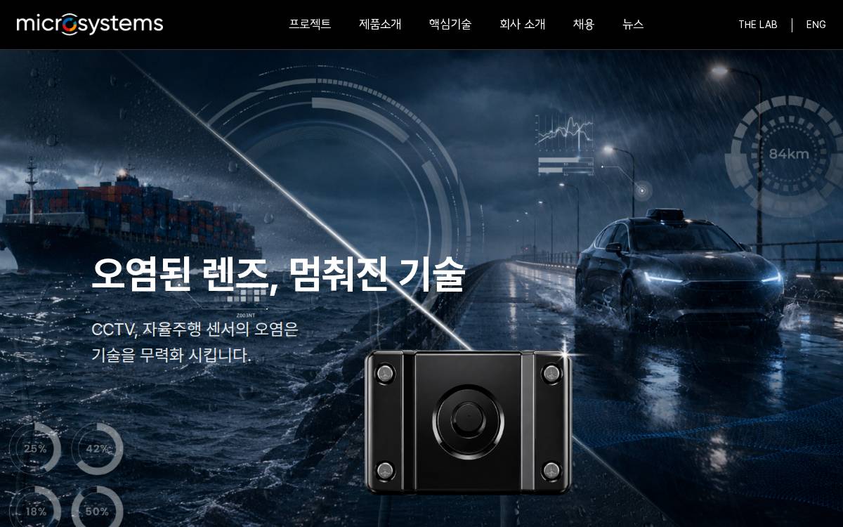 Microsystems website preview