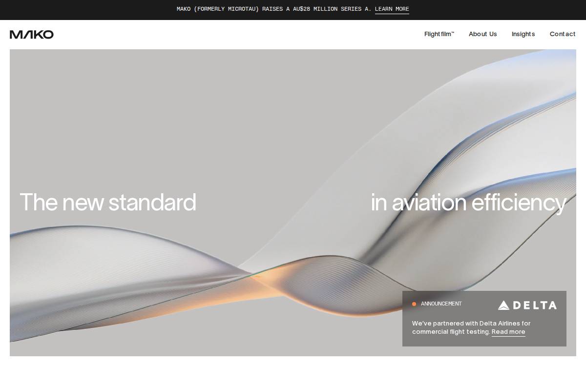 MicroTau website preview