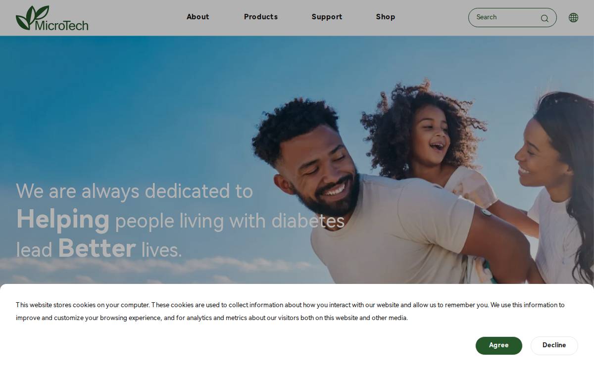 Microtechmd website preview