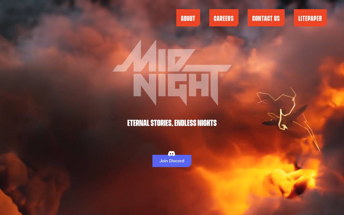 Midnight website preview