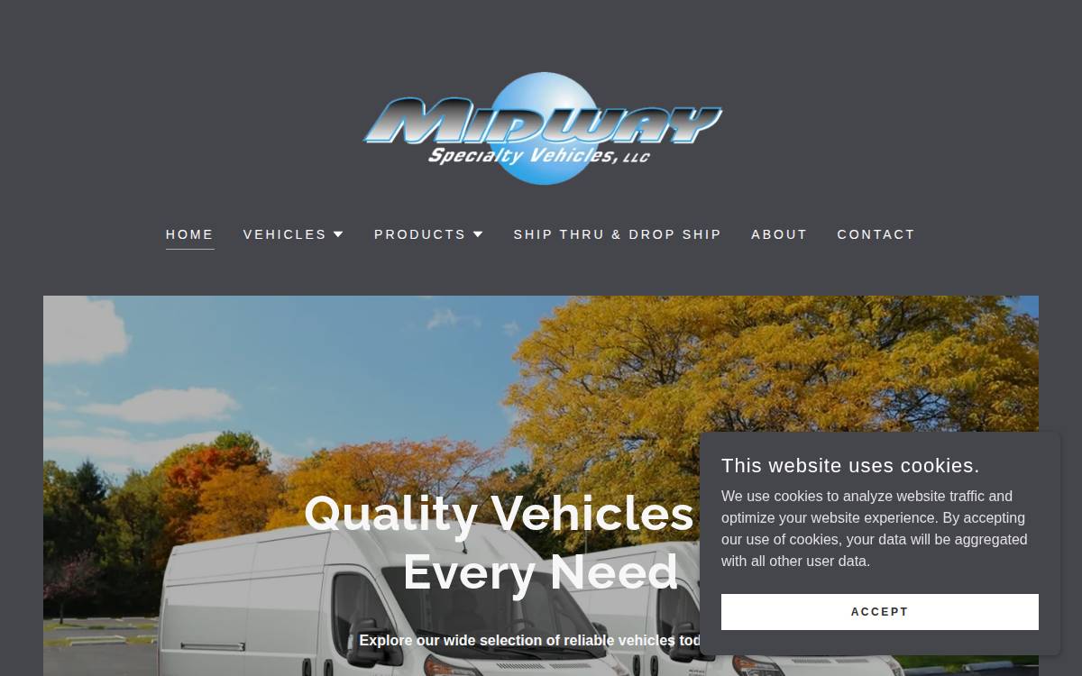 Midway website preview