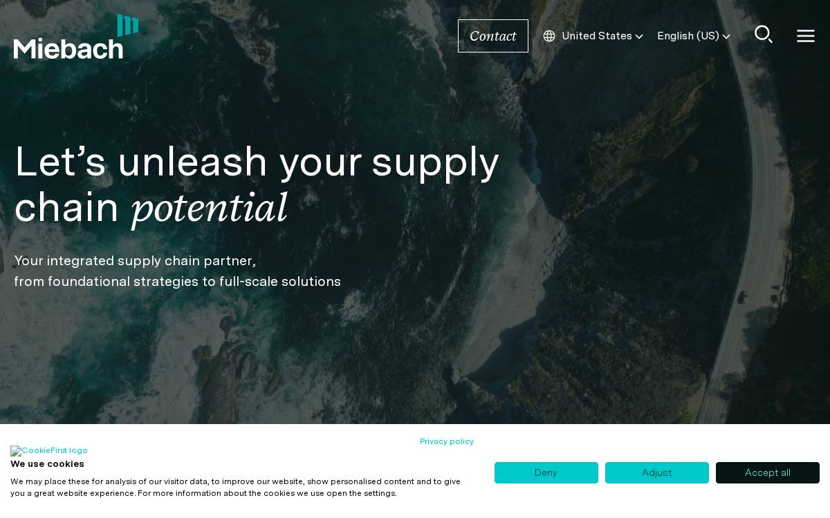 Miebach website preview
