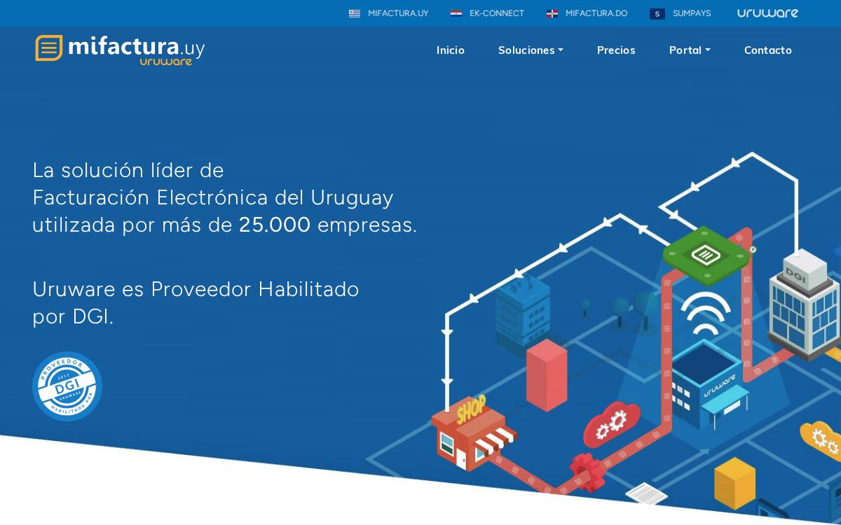 Mifactura website preview