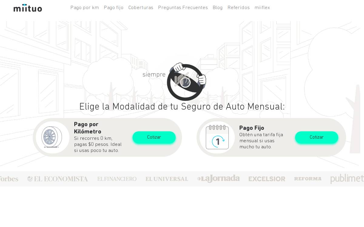 miituo website preview