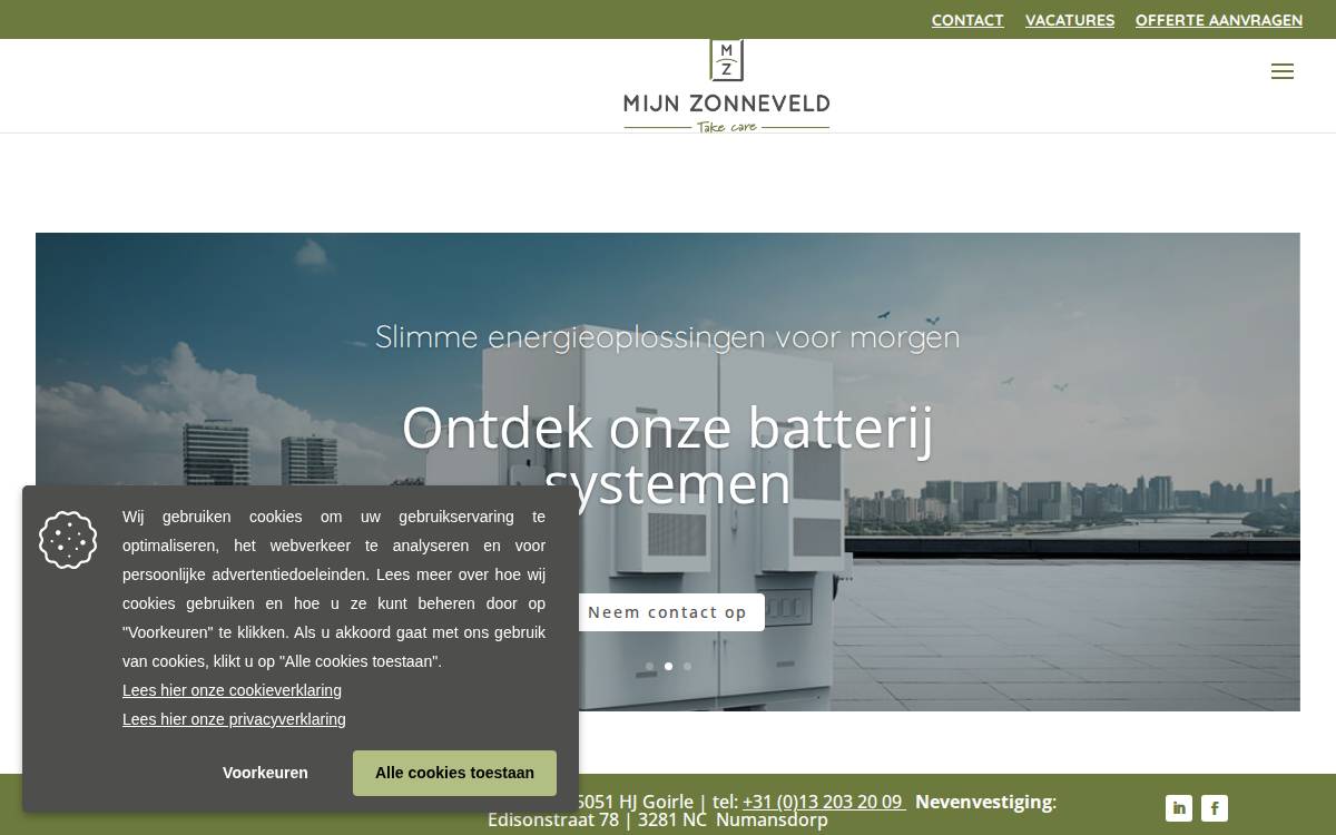mijnZonneveld website preview