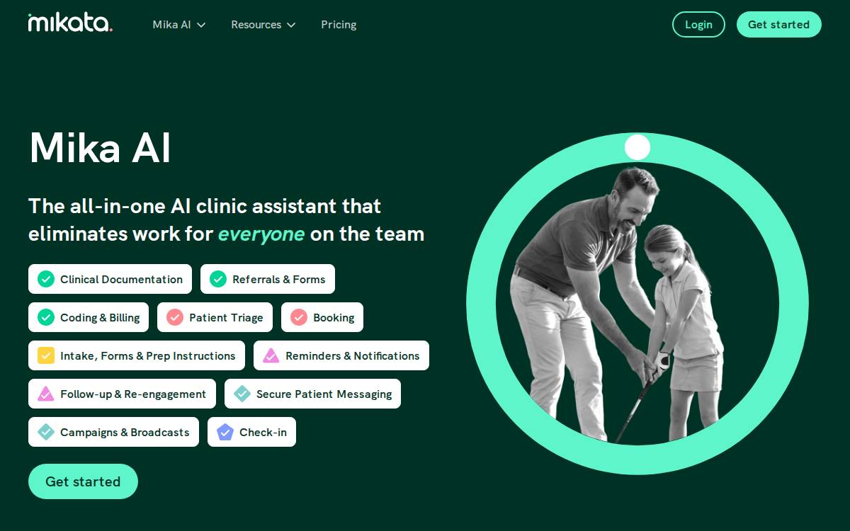 Mikata Health website preview
