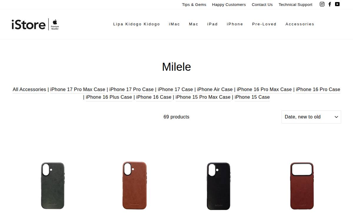 Milele Animal Health website preview