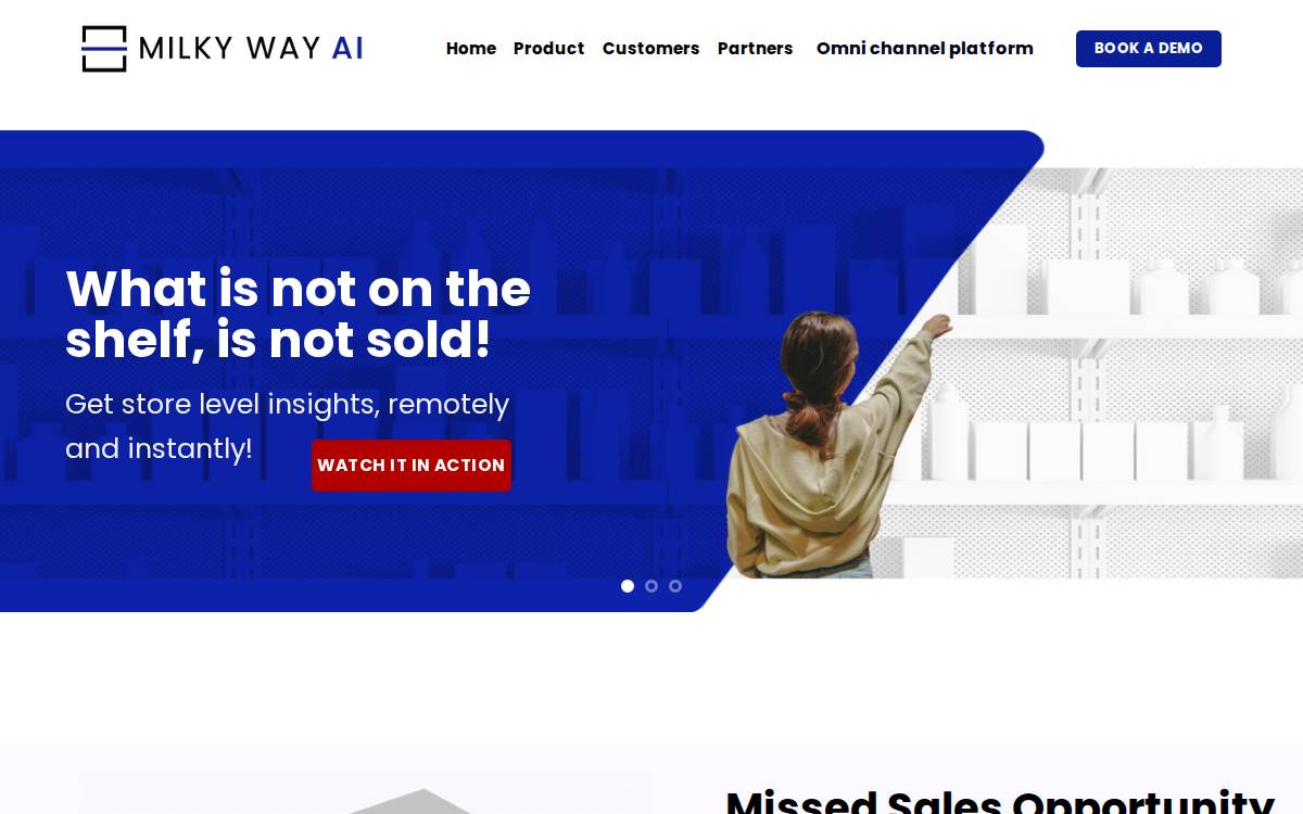 Milky Way AI website preview