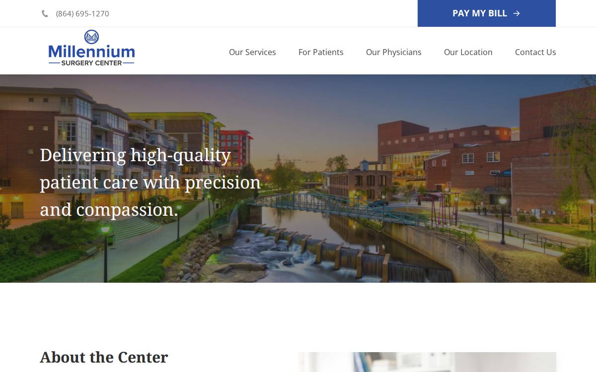 Millennium ASC website preview