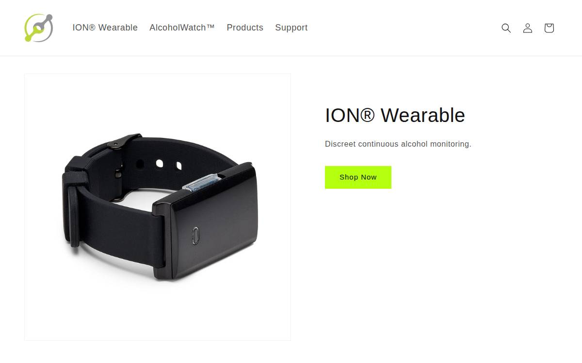 Milo Sensors website preview