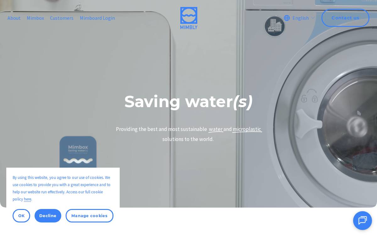 Mimbly website preview