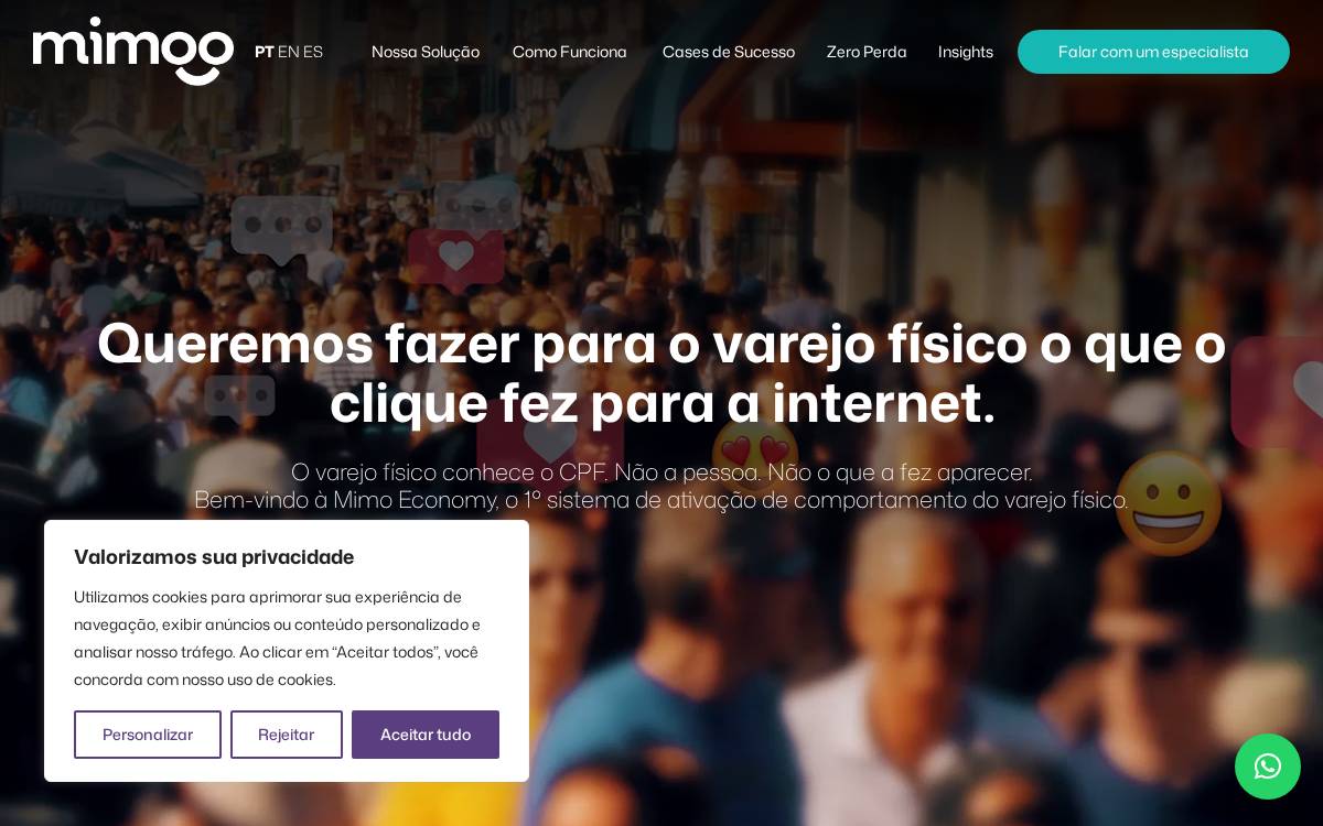Mimoo website preview
