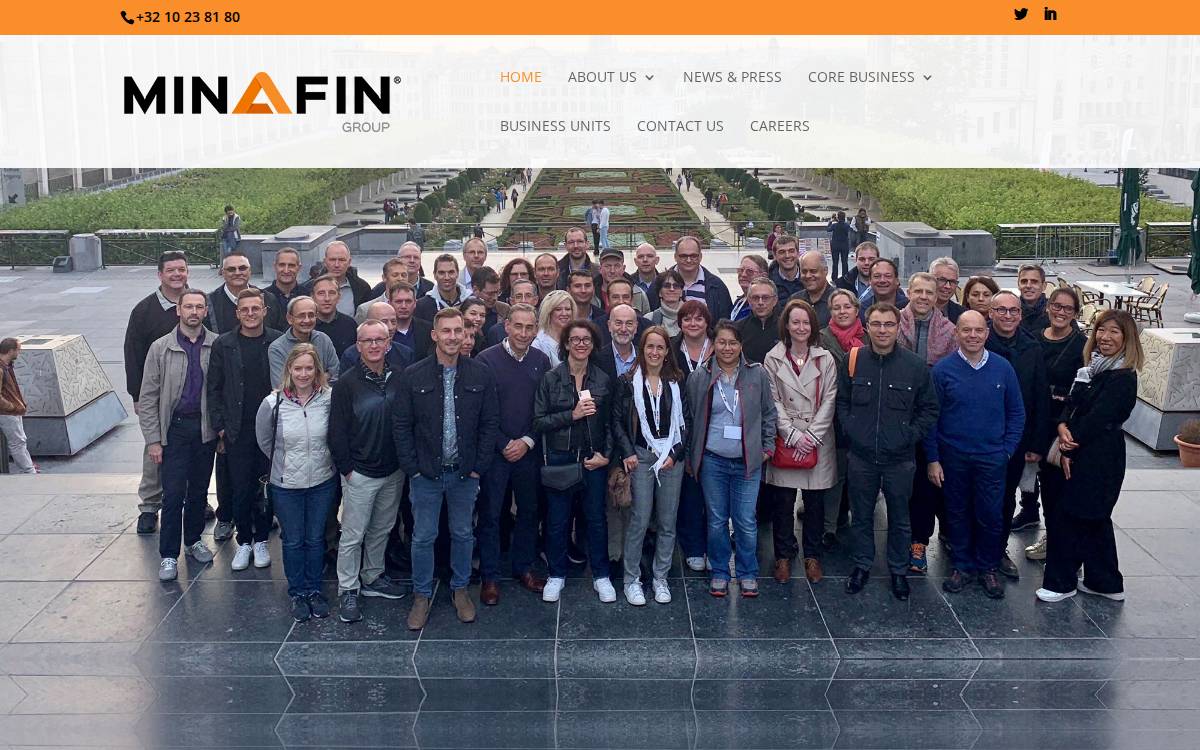 Minafin website preview