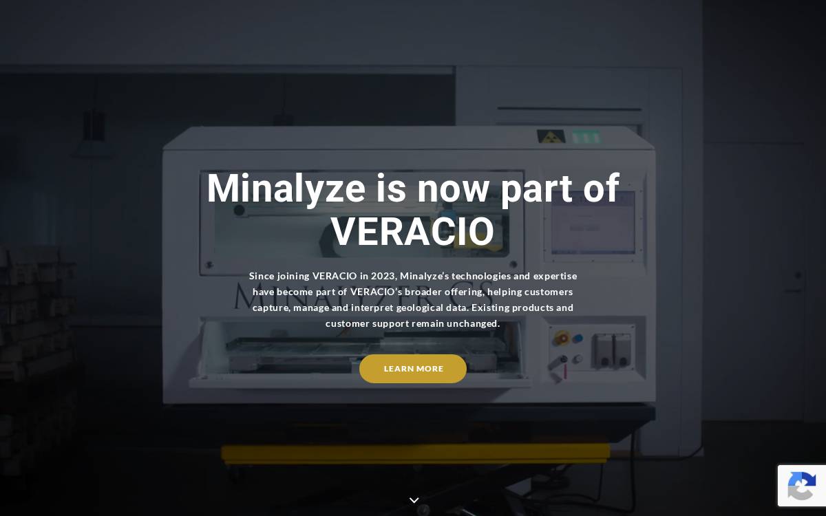 Minalyze website preview