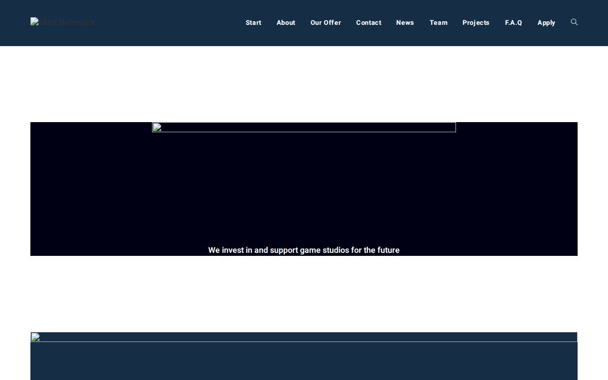 Mind Detonator website preview