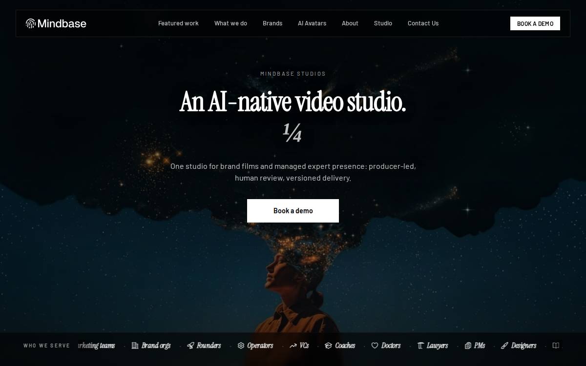 Mindbase website preview
