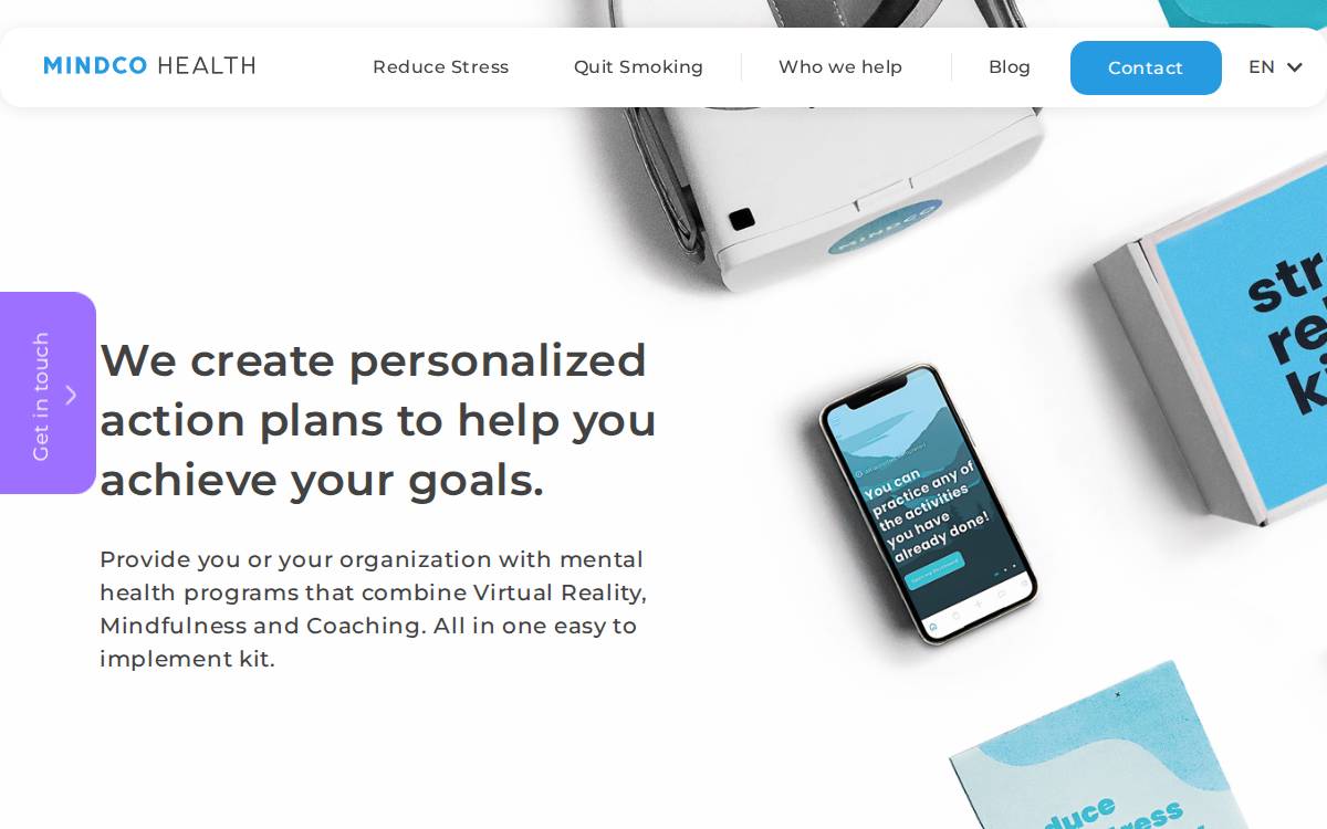 Mindcohealth website preview