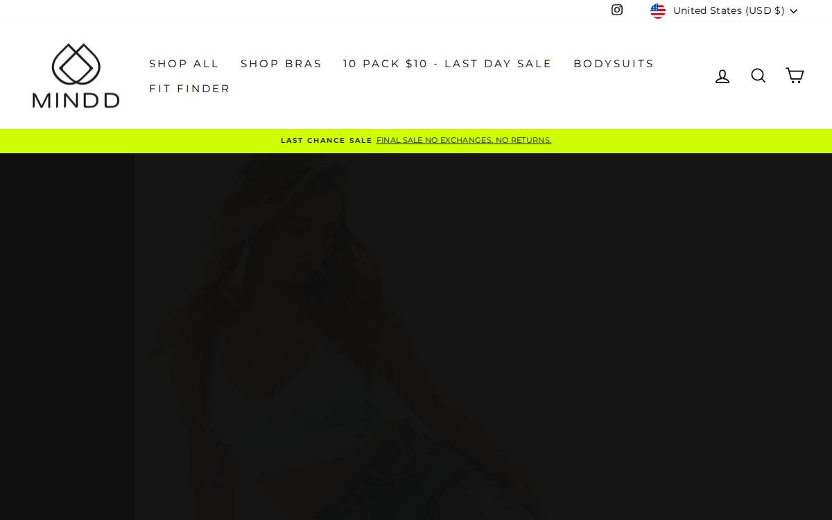 Minddbra website preview