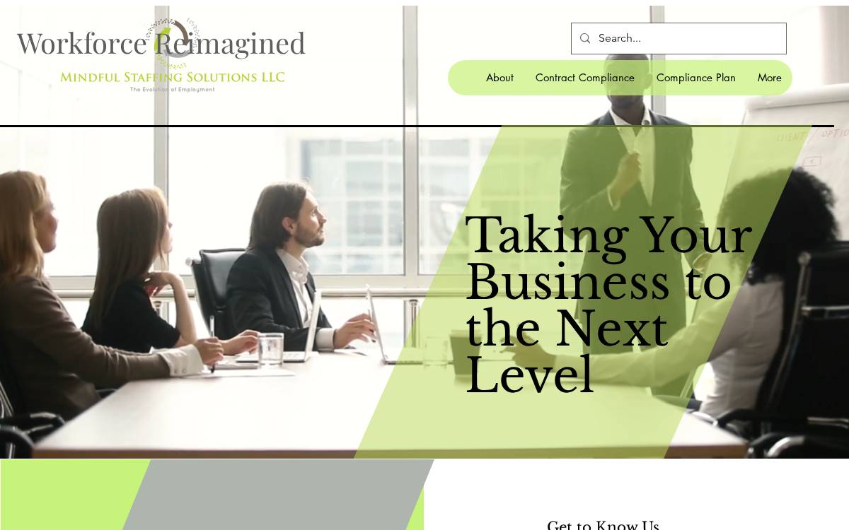 Mindful Measures website preview