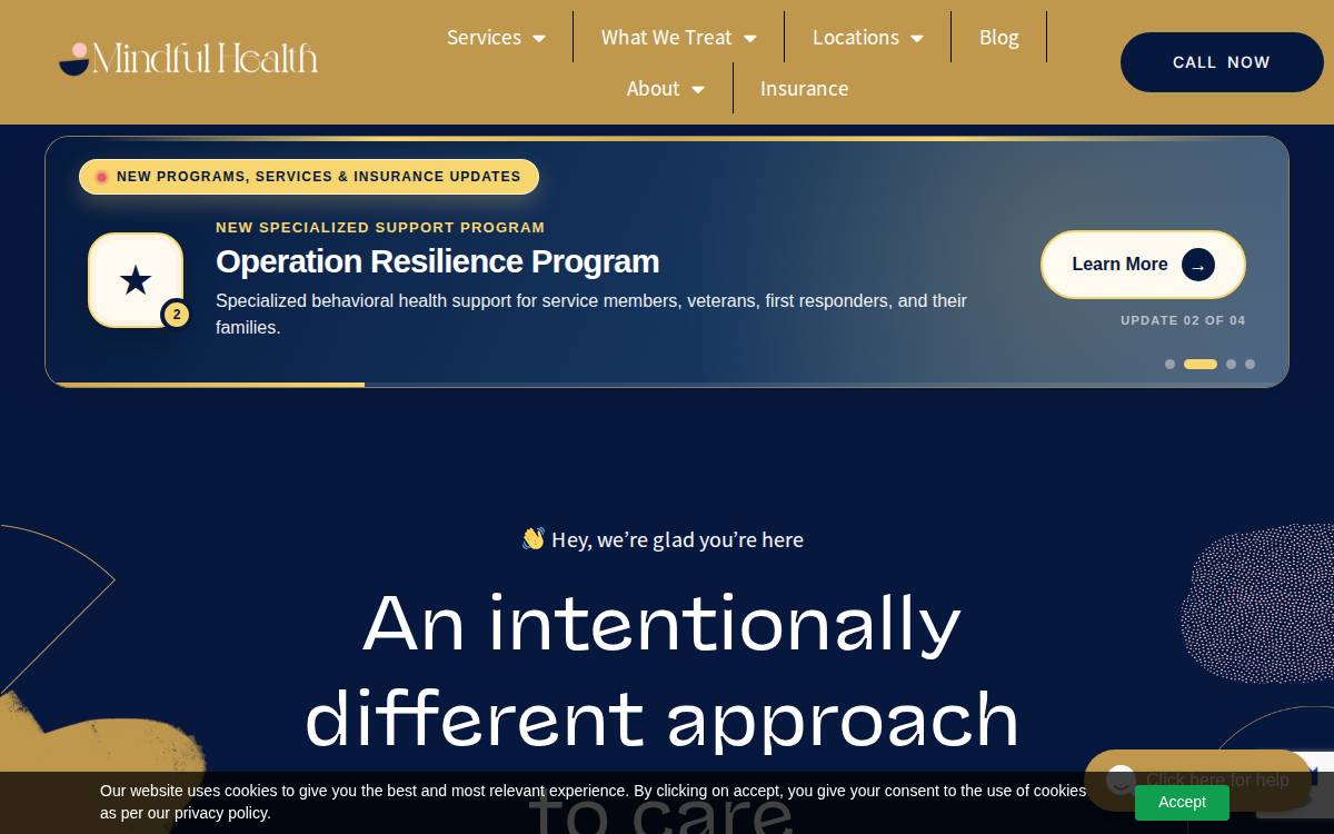 Mindful website preview