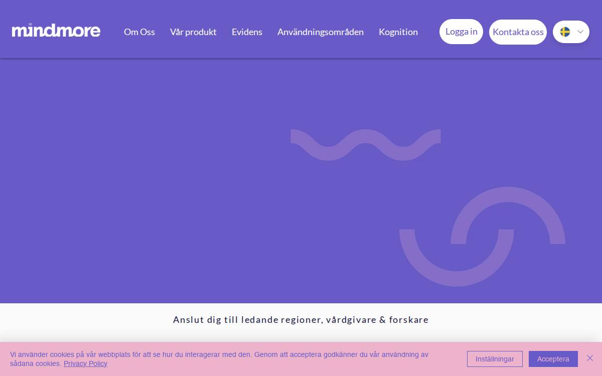 Mindmore website preview