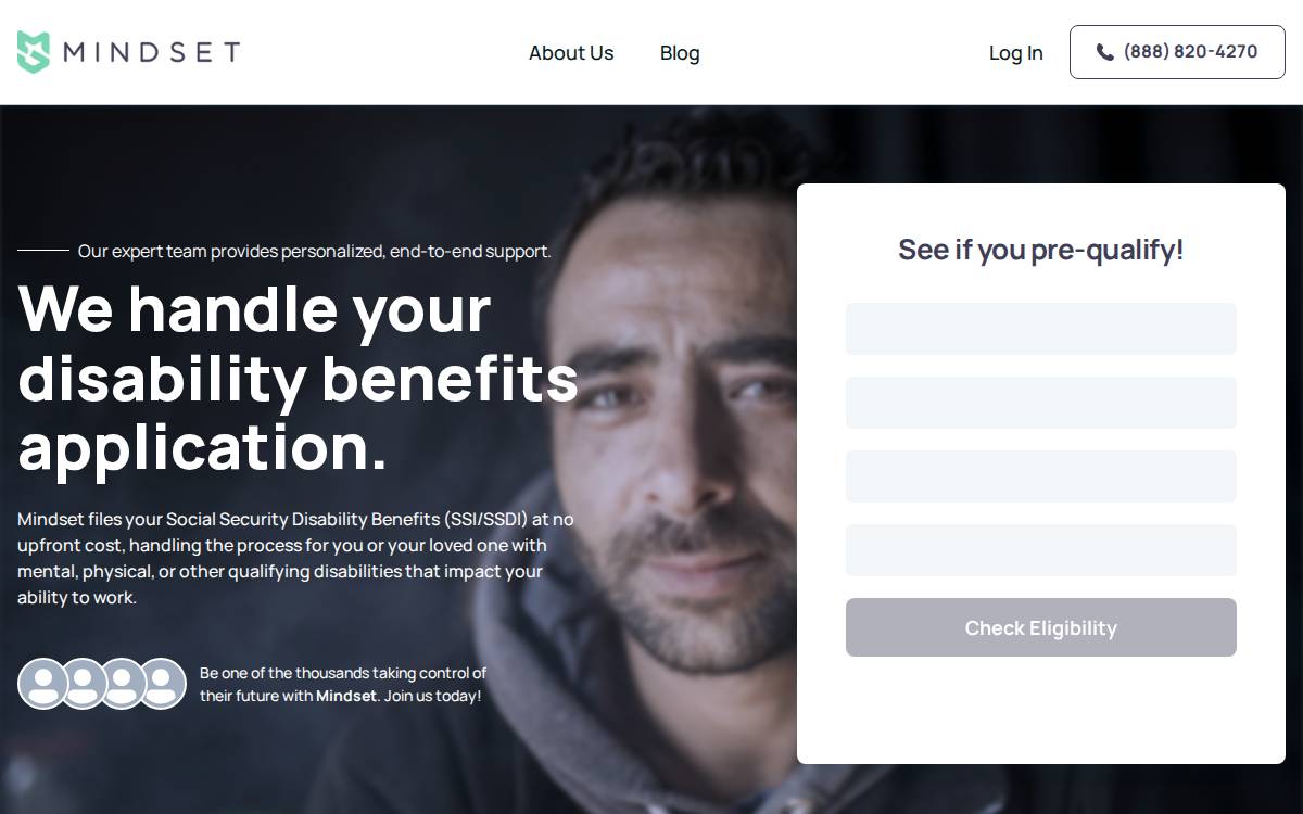 Mindset Care website preview