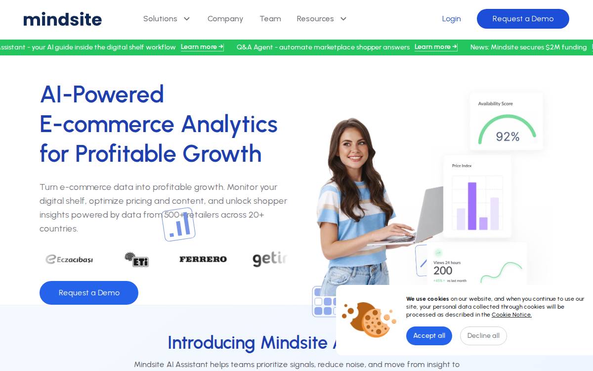 Mindsite website preview