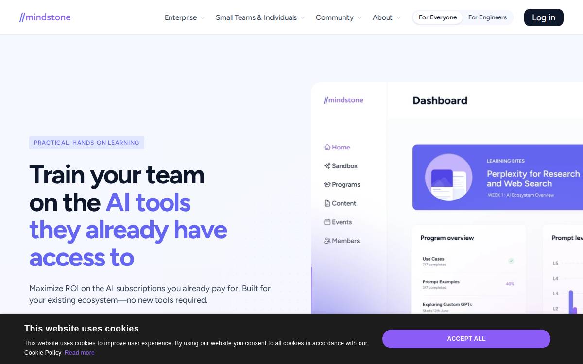 Mindstone website preview