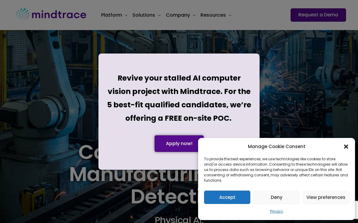 Mindtrace website preview