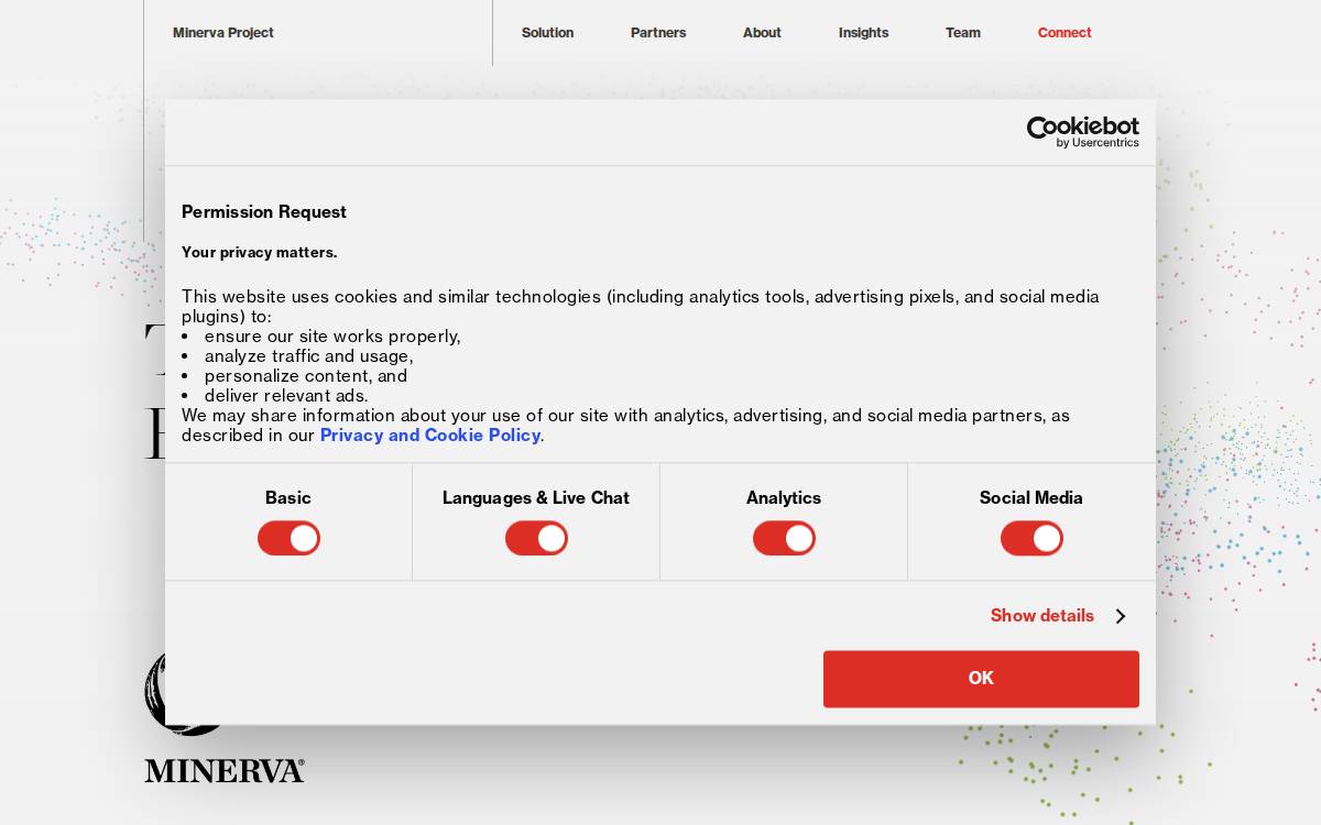 Minerva Project website preview