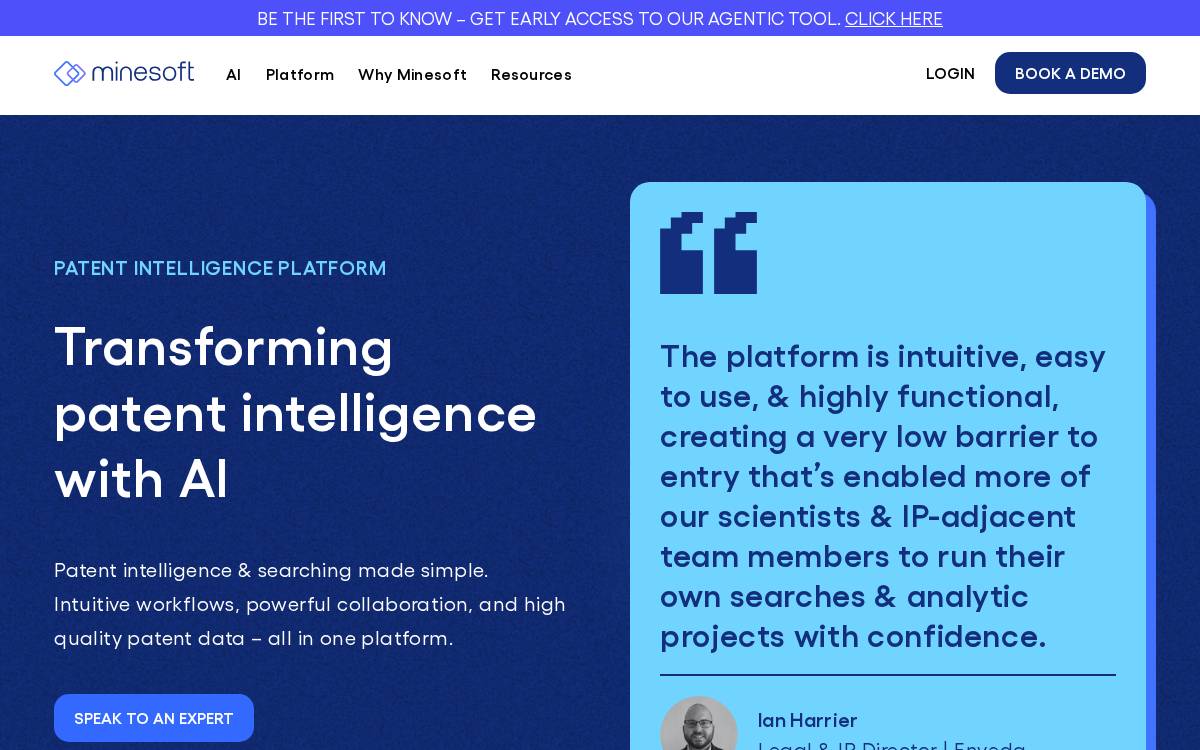 Minesoft website preview