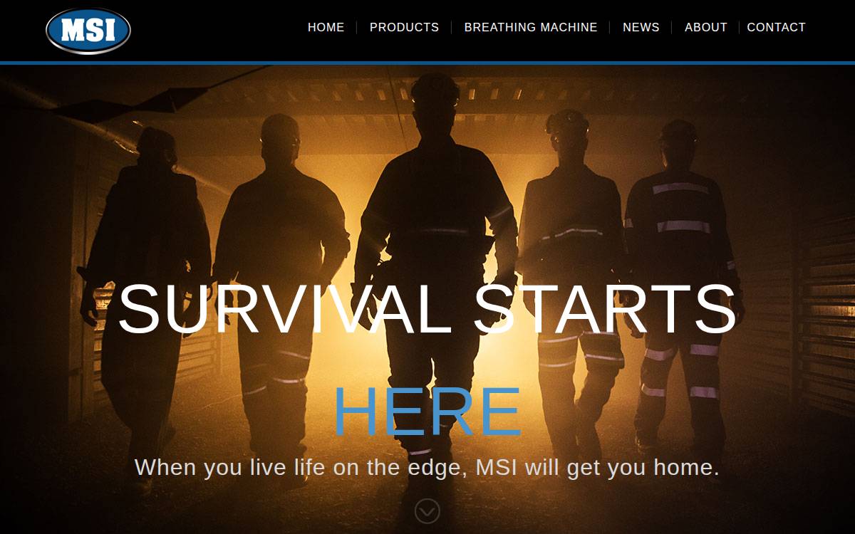 minesurvival website preview