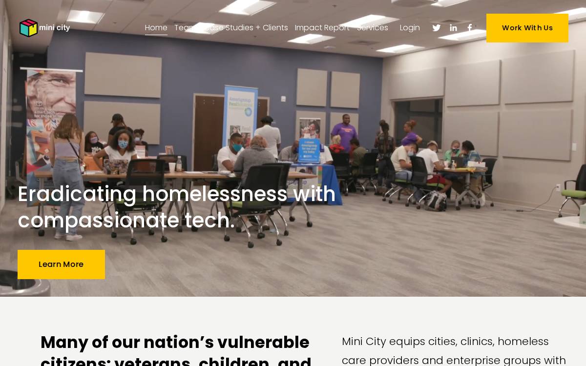 Mini City website preview