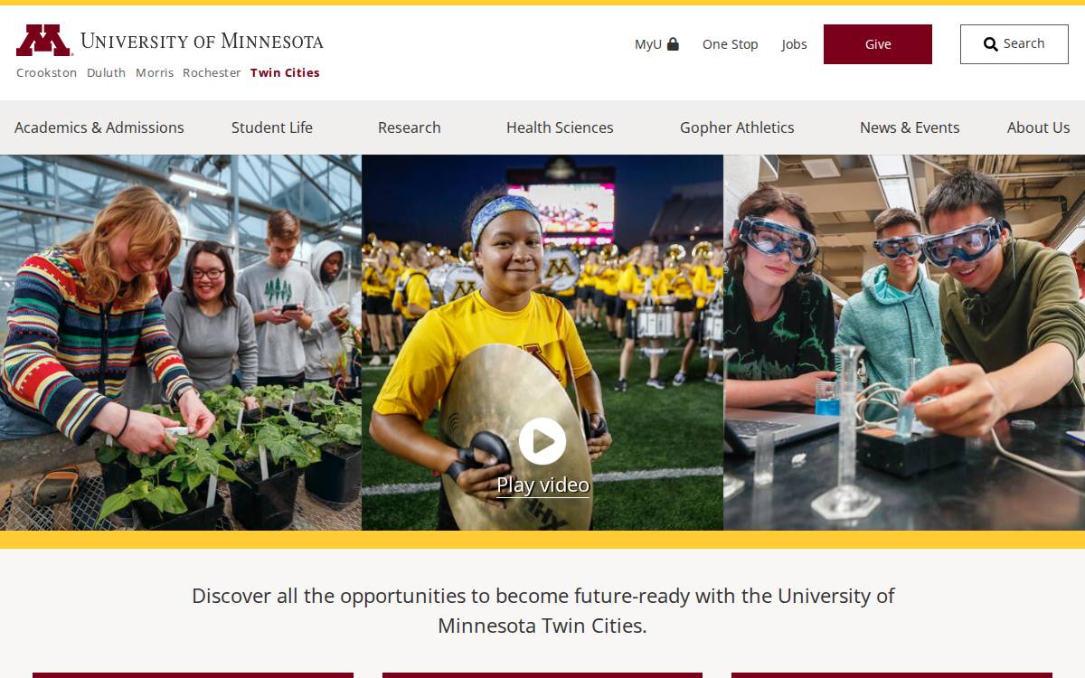 Minnesota Cup website preview