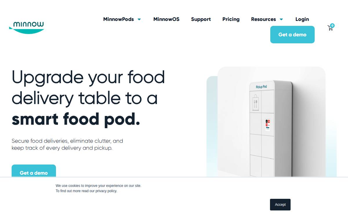 Minnow website preview
