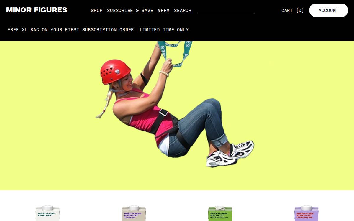 Minor Figures website preview
