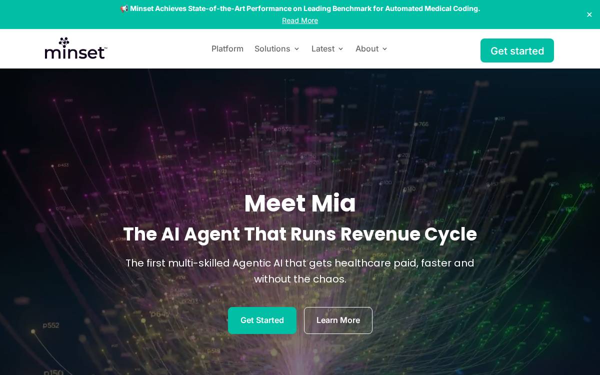 Minset website preview