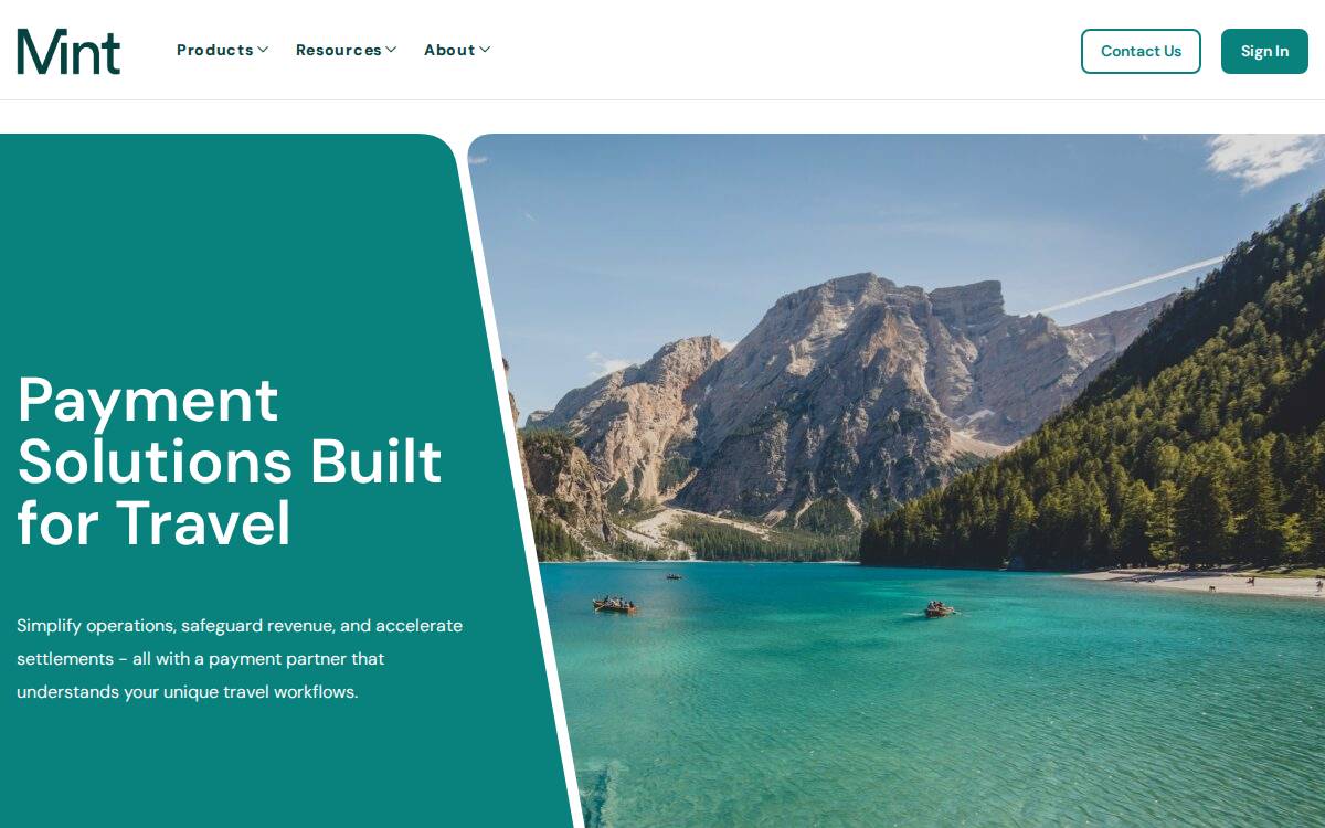 MInt website preview
