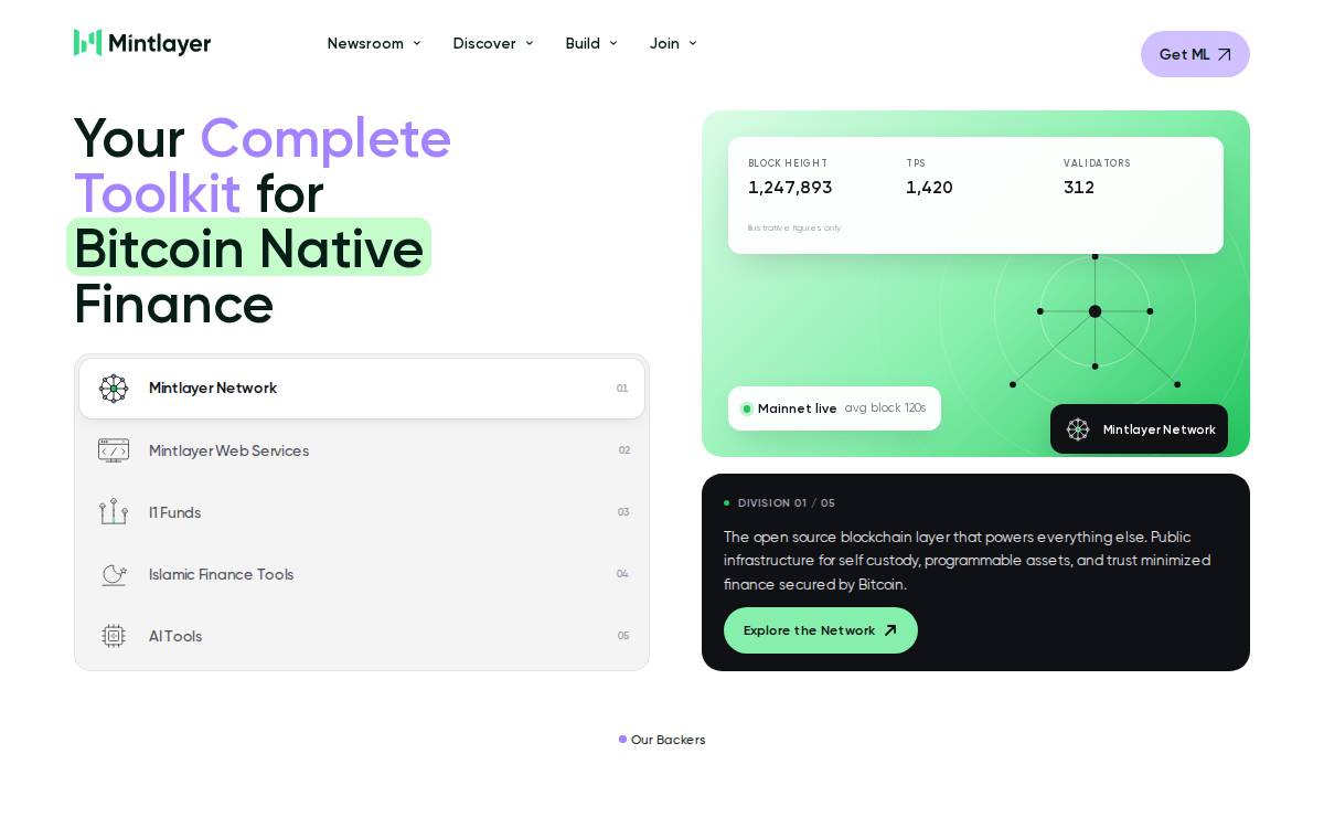 mintlayer website preview