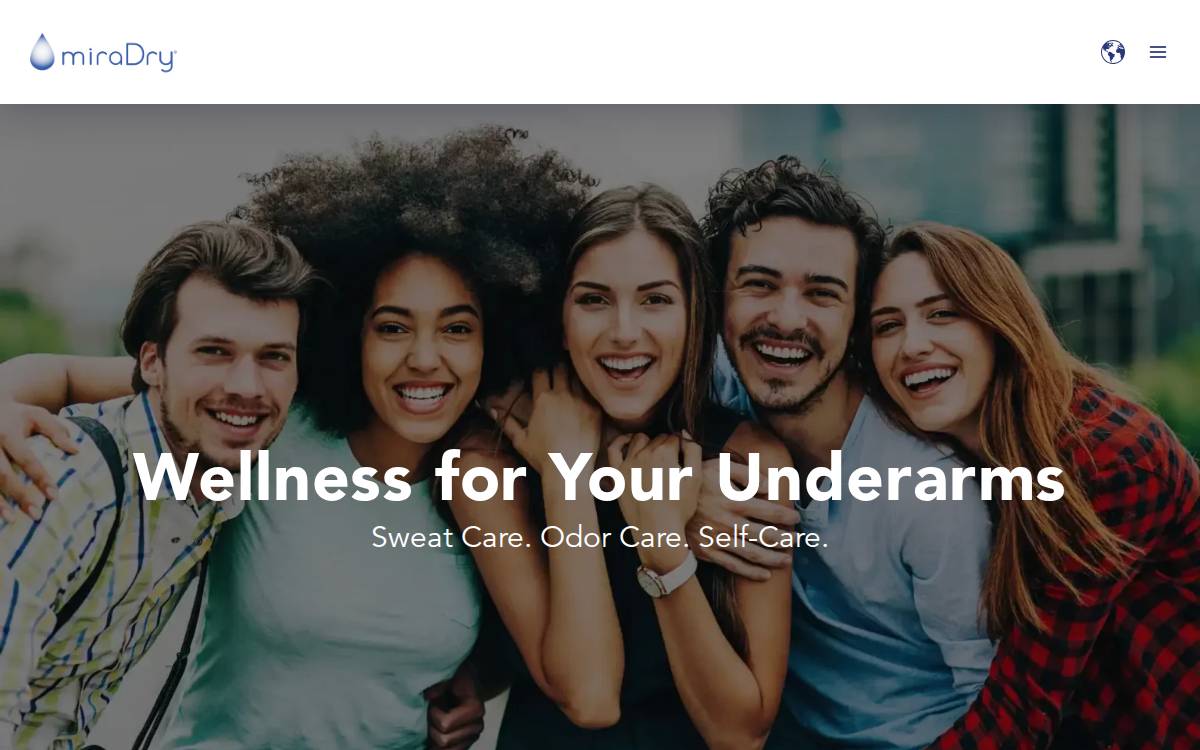 Miradry website preview