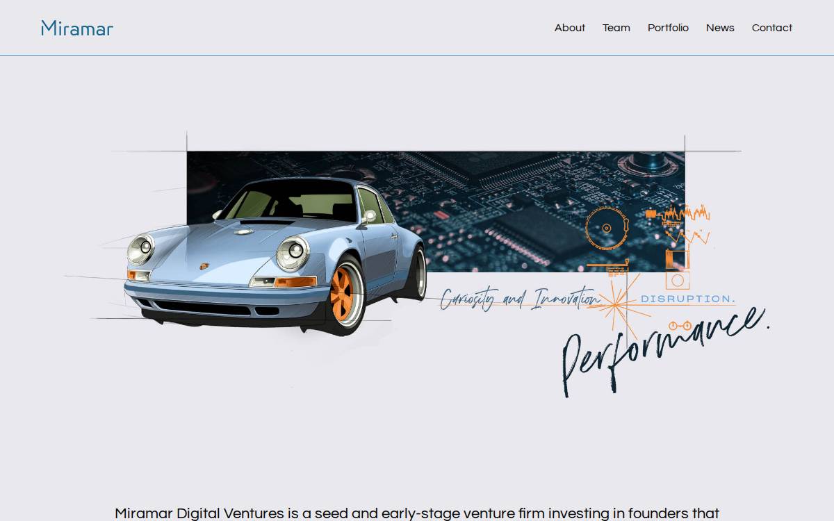 Miramar Venture Partners website preview