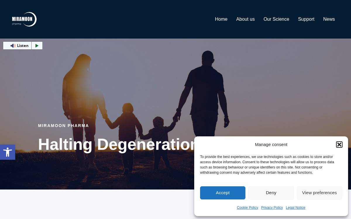 Miramoon Pharma website preview