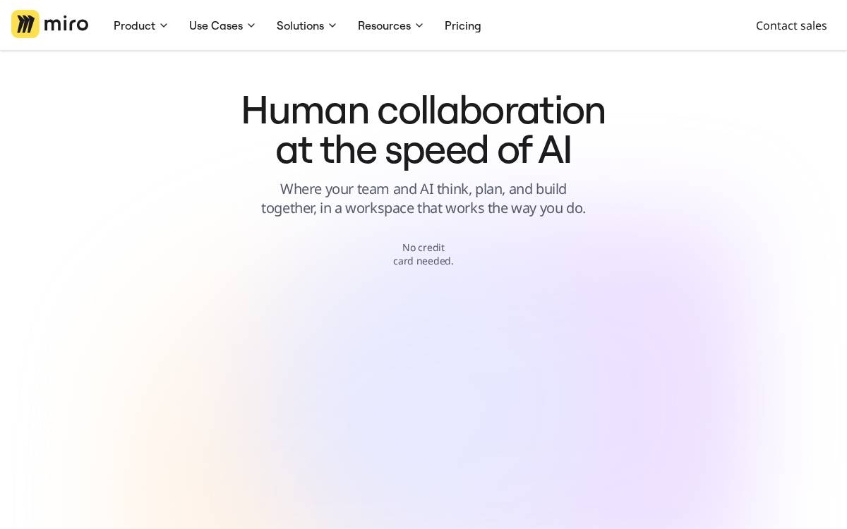 Miro website preview